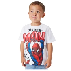 Camisetas manga corta Name-it Nmmmarvin Spider Ss Nreg Top Noos Mar