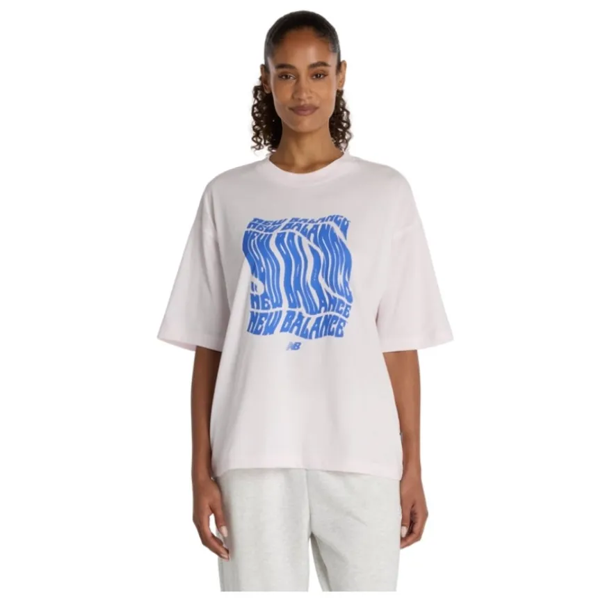 Camisetas manga corta New balance Wavey Relaxed T-Shirt