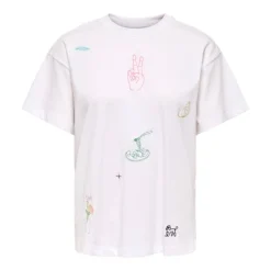 Camisetas manga corta Only Onlemmina S S Top Box Jrs