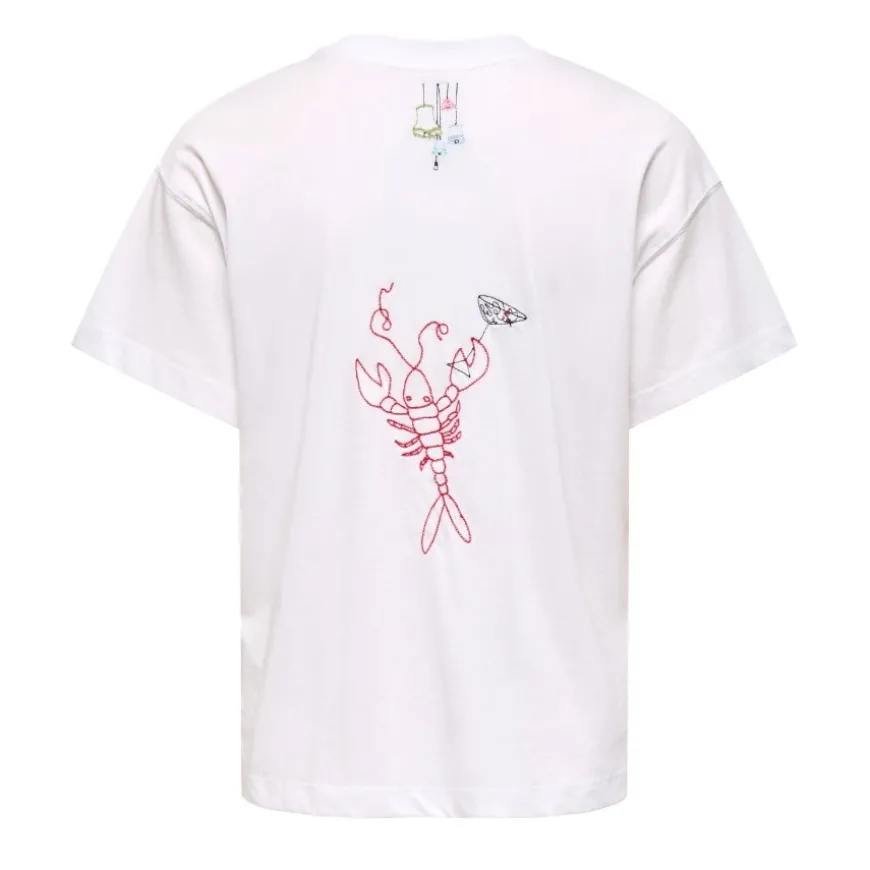 Camisetas manga corta Only Onlemmina S S Top Box Jrs
