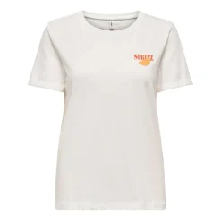 Camisetas manga corta Only Onlkita S S Drinks Top Box Jrs