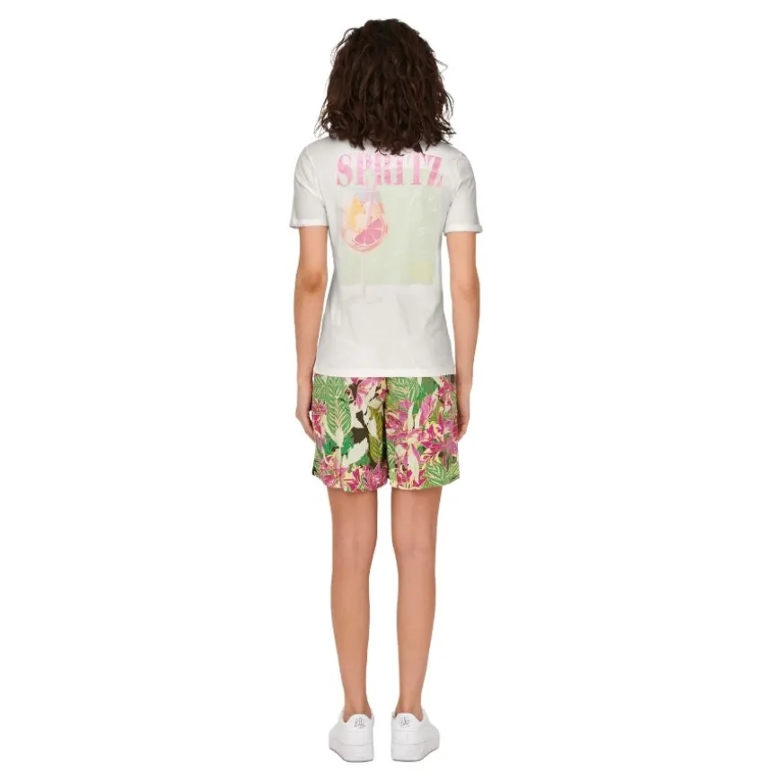 Camisetas manga corta Only Onlkita S S Drinks Top Box Jrs