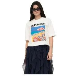 Camisetas manga corta Only Onlvega New S S Vibe Top Box Jrs
