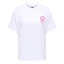 Camisetas manga corta Only Onlrolling Stones Life S S Top Jrs