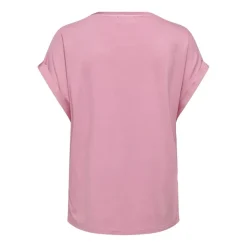 Camisetas manga corta Only Onllieke S S Satin Mix Top Wvn Noos