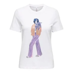 Camisetas manga corta Only Onlceline Life Reg S S Top Jrs