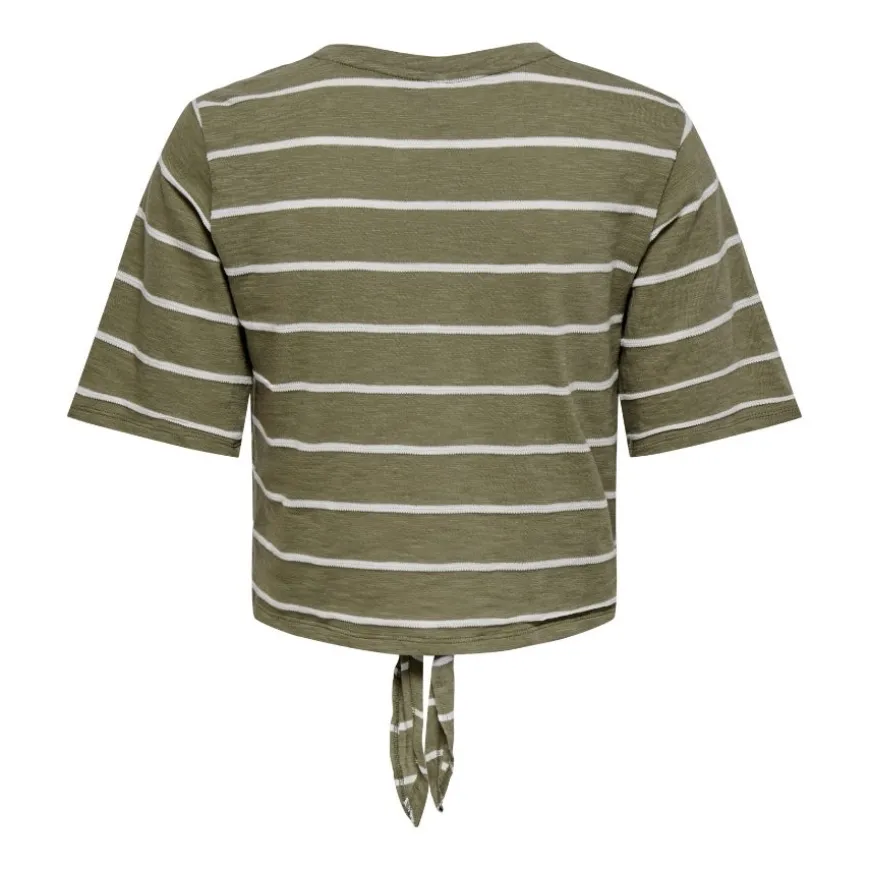 Camisetas manga corta Only Onlsummer S S V-Neck Knot Top Jrs