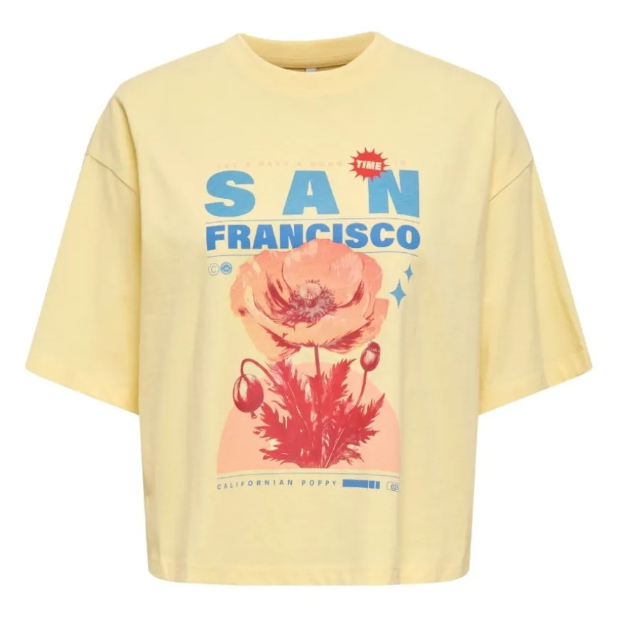 Camisetas manga corta Only Onljossi S S Life O-Neck Top Box Jrs