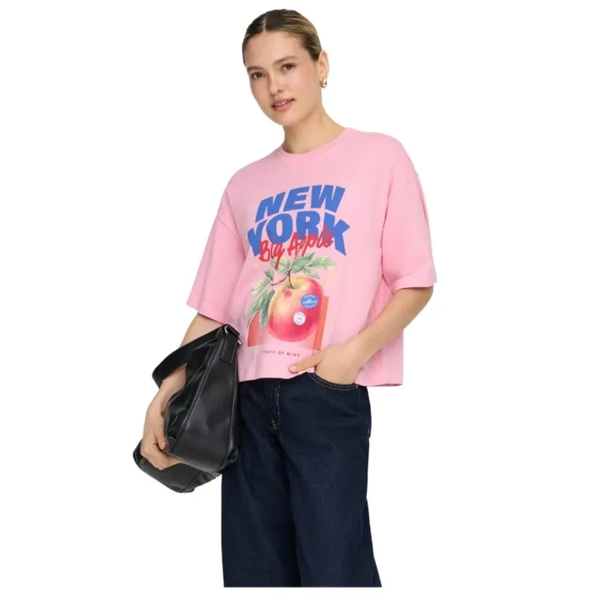 Camisetas manga corta Only Onljossi S S Life O-Neck Top Box Jrs