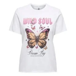 Camisetas manga corta Only Onllucy Life Reg S S Print Top Box Ccjrs