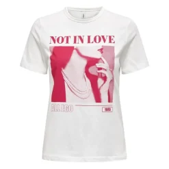 Camisetas manga corta Only OF Onlalba Life S S Ego Top Box Jrs
