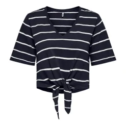 Camisetas manga corta Only Onlsummer S S V-Neck Knot Top Jrs