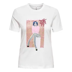 Camisetas manga corta Only Onlceline Life Reg S S Top Jrs