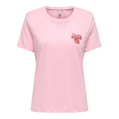 Camisetas manga corta Only Onlkita S S Drinks Top Box Jrs