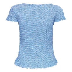 Camisetas manga corta Only Onlcelle Life Cap Smock Boatneck Top Jrs