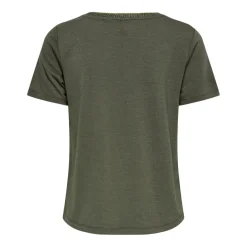 Camisetas manga corta Only Onldemi S S V-Neck Glitter Top Jrs