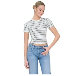 Camisetas manga corta Only Onllupe S S Stripe Tee Jrs