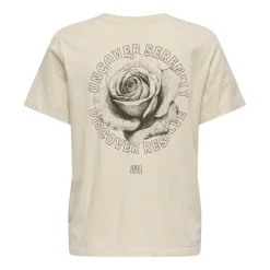 Camisetas manga corta Only Onllucy Life Reg Slit S S Top Jrs