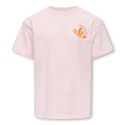 Camisetas manga corta Only kids Kogcarina Life Ss Loose Printed Top Jrs