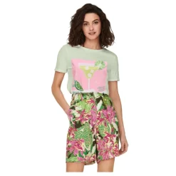 Camisetas manga corta Only Onlkita S S Drinks Top Box Jrs