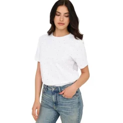 Camisetas manga corta Only Onlmonja S S Studs Tee Jrs