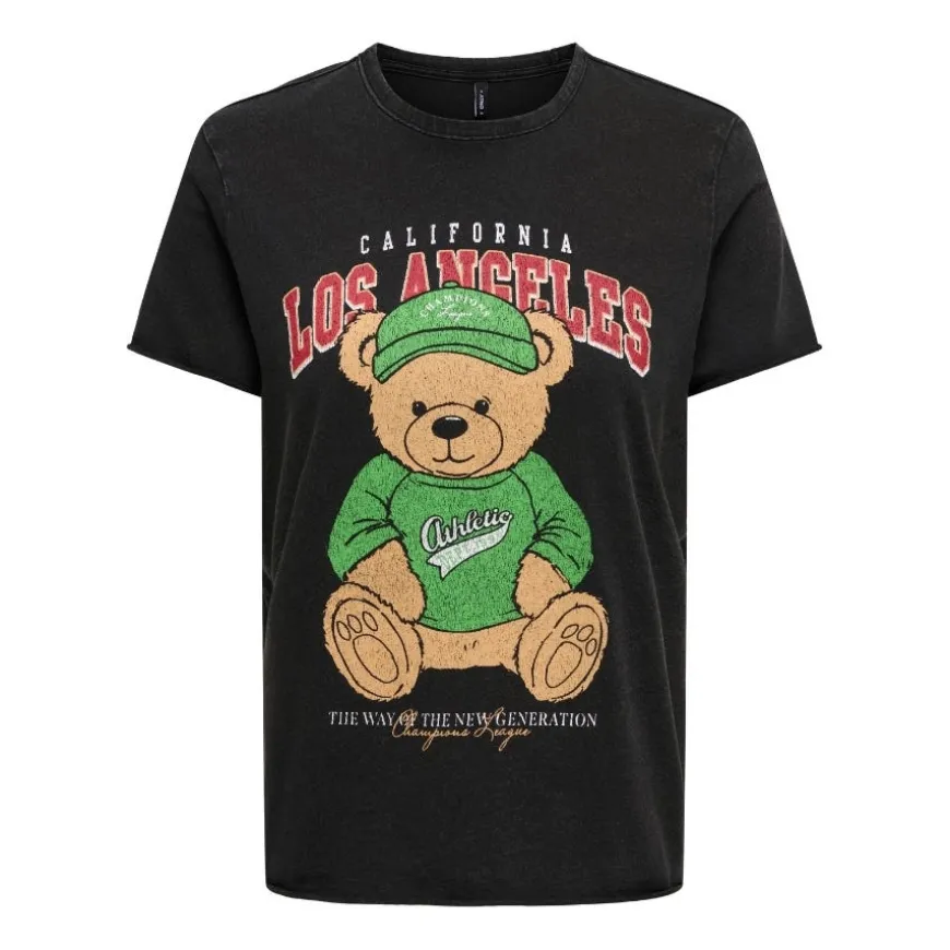 Camisetas manga corta Only Onllucy Life Reg S S Top Box Jrs