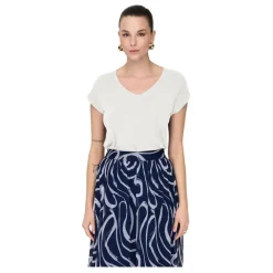 Camisetas manga corta Only Onlrilla S S V-Neck Top Jrs