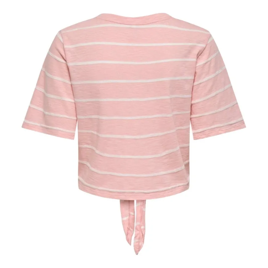 Camisetas manga corta Only Onlsummer S S V-Neck Knot Top Jrs