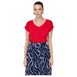 Camisetas manga corta Only Onlrilla S S V-Neck Top Jrs