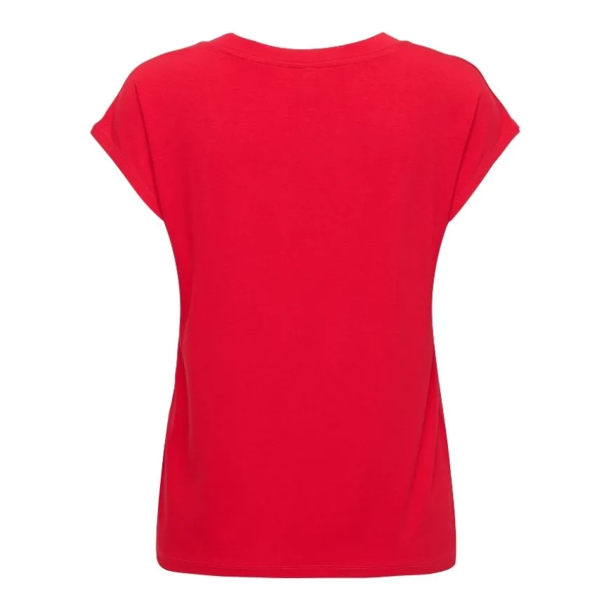 Camisetas manga corta Only Onlrilla S S V-Neck Top Jrs