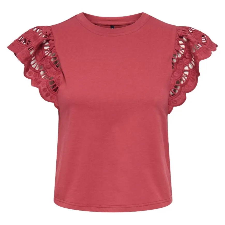 Camisetas manga corta Only Onlmacy S S O-Neck Mix Top Box Jrs