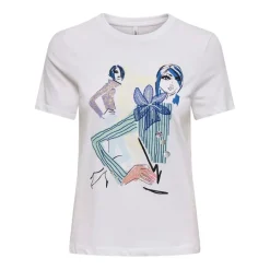 Camisetas manga corta Only Onlceline Life Reg S S Top Jrs