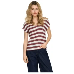 Camisetas manga corta Only Onllira S S V-Neck Top Jrs Noos