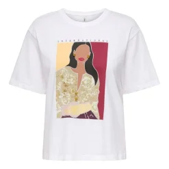 Camisetas manga corta Only Onlsusan S S Print Top Box Jrs