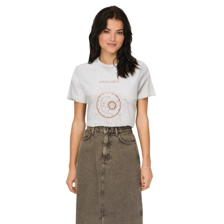 Camisetas manga corta Only OF Onllucy Life Reg S S Top Jrs Noos
