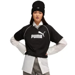 Camisetas manga corta Puma Ess Relaxed Cropped Football Jersey