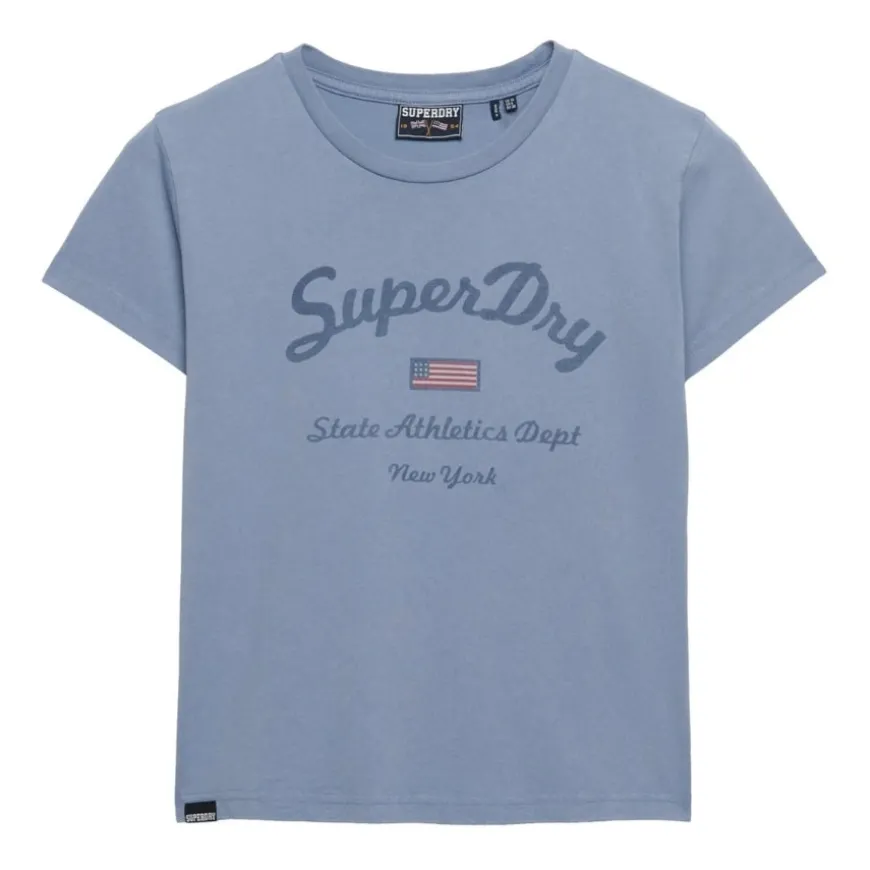 Camisetas manga corta Superdry Ath Ess Fitted Graphic Tee