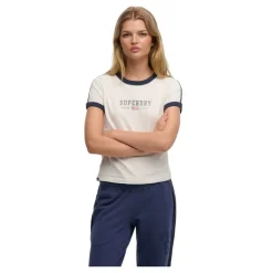Camisetas manga corta Superdry Ath Ess Graphic Ringer Tee