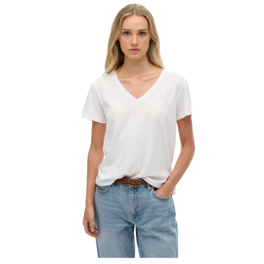 Camisetas manga corta Superdry Studios Slub Emb Vee Tee