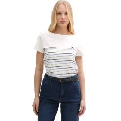 Camisetas manga corta Tom tailor T-Shirt Placed Stripe