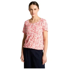 Camisetas manga corta Tom tailor T-Shirt Henley Crincle Alloverprint