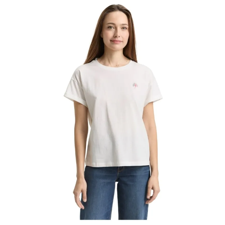 Camisetas manga corta Tom tailor T-Shirt Drop Shoulder Chest Embro