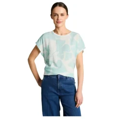 Camisetas manga corta Tom tailor T-Shirt Fabric Mix Print Crew Neck