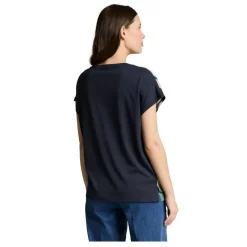 Camisetas manga corta Tom tailor T-Shirt Fabric Mix Print Crew Neck