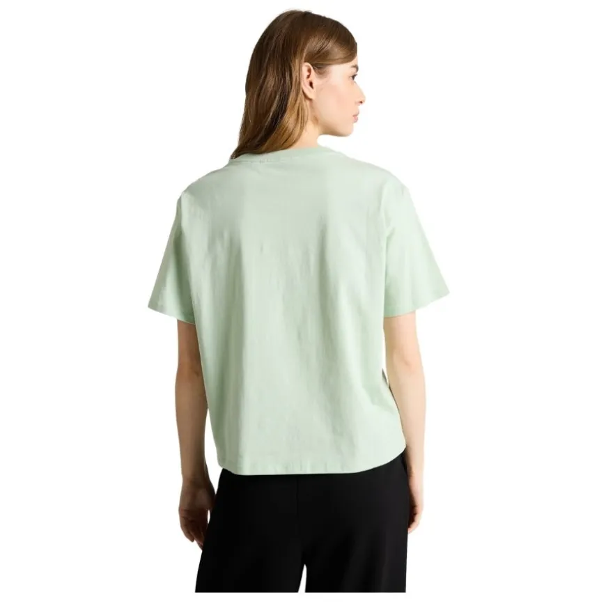 Camisetas manga corta Tom tailor Boxy T-Shirt With Embro