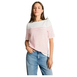 Camisetas manga corta Tom tailor T-Shirt Placed Stripe Boat Neck