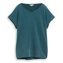 Camisetas manga corta Tom tailor T-Shirt Fabric Mix Crew Neck
