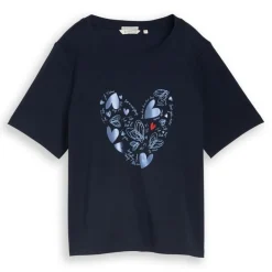 Camisetas manga corta Tom tailor T-Shirt Boxy Crew Neck With Print