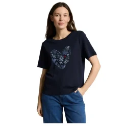 Camisetas manga corta Tom tailor T-Shirt Boxy Crew Neck With Print