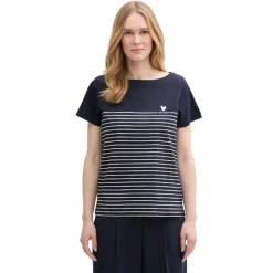 Camisetas manga corta Tom tailor T-Shirt Placed Stripe